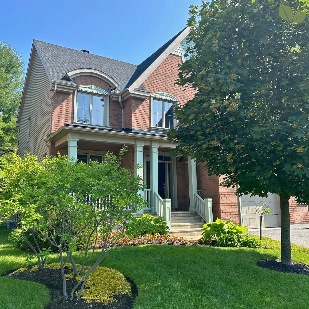 Well-maintained home exterior